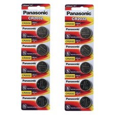 LOT 2-5-10 Panasonic LITHIUM BATTERY 3V CR2032 2032 BR2032 DL2032 Button Cell picture