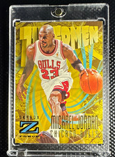 1996-97 Skybox Z Force Michael Jordan Zuperman #179 Chicago Bulls IO25 picture