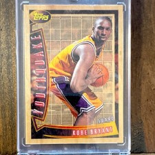 Topps 1996-97 YouthQuake Kobe Bryant Insert EQ1 Los Angeles Lakers picture