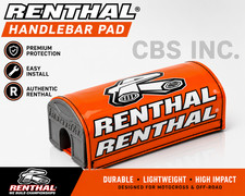 Renthal P330 Orange Fatbar Handlebar Pad 1-1/8” MX Motocross Dirt Bike OEM picture
