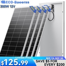 300W 600W 900W 1200W Mono Solar Panel N-Type Cell Power Charger Home Off-Grid  picture