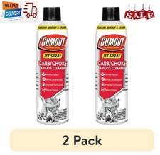 Gumout Carb And Choke Carburetor Cleaner 14 Oz. Engine Parts Spray Pack of 2 picture