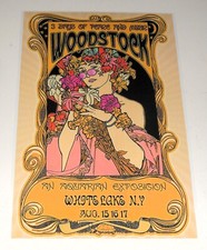 Large Woodstock 1969 Concert Poster, 19