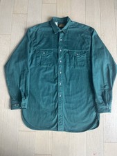 VTG Eddie Bauer USA Made Large Collard Button Down Long Sleeve 100% Cotton picture