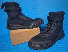 Dr. Martens Combs Tech Black Utility Lace Up Combat Boots US Size 12 Men's picture