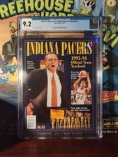 1993-94 Indiana Pacers Official Yearbook #nn Magazine CGC 9.2 picture