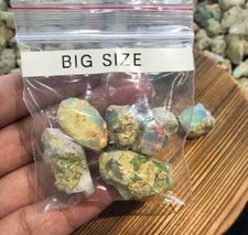 Grade Uncut Raw 50 Cts Opal Rough Lot A Grade Large Size Ethiopian Welo Opal picture