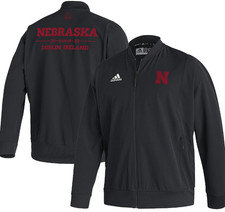 NEW Adidas Men's Nebraska Huskers Ireland Sideline Full Zip Jacket Size Medium picture