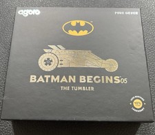 2026 Agoro Batman Begins ’05 The Tumbler 1/2 oz .999 Silver Coin #602/900 picture