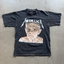 Metallica Off To Never Never Land '91-'92 Tour T-Shirt Size L Original picture