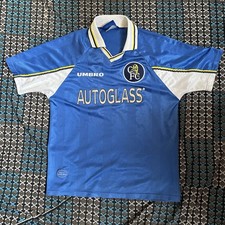 Vintage 1997-99 Umbro Chelsea Home  (Authentic) Football Jersey Size L picture