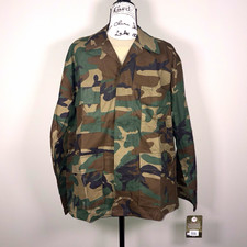 NEW Rothco Woodland Camo BDU Shirt Jacket Military NWT L XL 2XL Regular 4 Pocket picture