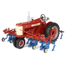 SpecCast 1/16 Farmall 450 Tractor with Front & Rear Cultivators ZJD1959 picture