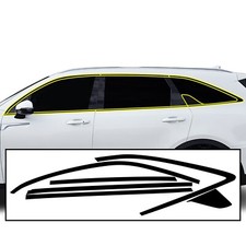 Fits Kia Sorento 2021-2026 Side Window Chrome Delete Decal Blackout Vinyl Film picture