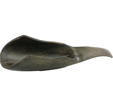 19th Century Mountain Goat Carved Horn Spoon Scoop 5.5 inches picture