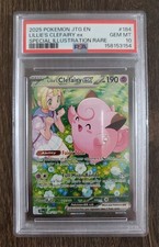 Pokemon Lillie's Clefairy Ex Journey Together Special Illustration #184 PSA 10 picture