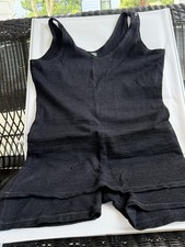 Vintage Ladies Black Wool Swim Suit Early 1920s By:GoldSmith - Cincinnati, Ohio picture