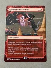 MTG TCG Wilds of Eldraine: Enchanting Tales Goblin Bombardment 0043 Regular NM picture