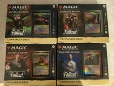 Magic: The Gathering Universes Beyond: Fallout Commander Decks Set of 4  picture