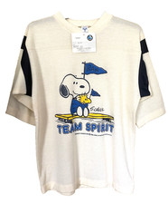 NOS VTG 1970-1980's SNOOPY /WOODSTOCK *GO TEAM* ARTEX (NEW WITH TAG) TEE T-SHIRT picture