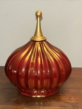 Lladro Deep  Red  Purple Spire 1001 Lights Without Candle No Chips See Pics picture