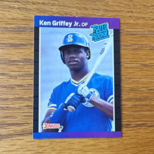Donruss 1989 Rated Rookie Ken Griffey Jr. #33 Seattle Mariners *Denotes* picture