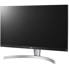 READ LG 27-in 4K 3840x2160 UHD IPS 60Hz HDR Monitor DisplayPort HDMI 27UK650-W picture