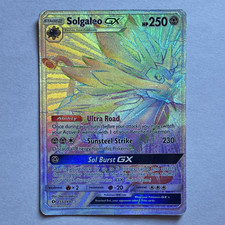 The Pokémon Company Solgaleo GX Secret Rare 155/149 SM Base Set Full Art Holo EN picture