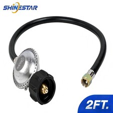 Propane Gas Pit Grill Hose and Regulator for Weber Genesis Series BBQ Grill, 2FT picture