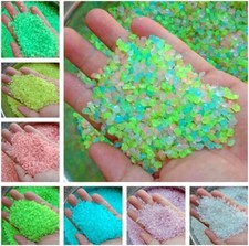 Mini glow-in-the-dark sand for bottle,garden,aquarium filling decoration (color) picture