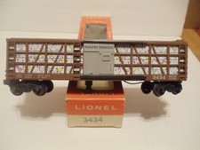 Lionel Postwar 3434 Poultry Dispatch Car in Mint Boxed Condition picture