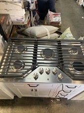GE 36-in 5 Burner Stainless Steel Cooktop PGP7036SL1SS picture