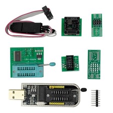 CH341A Flash Programmer Kit w/ SOP8 Test Clip +1.8V Adapter & SOIC8 Adapter picture