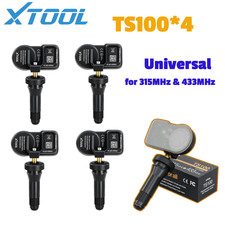 XTOOL TS100 315 & 433MHz Programmable TPMS Tire Pressure Sensor Universal 4PCs picture