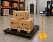 NTEP Heavy Duty Floor Scale 5000 lb Legal for Trade with Indicator Stand picture