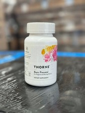 Thorne Basic Prenatal 90 Capsules • NEW • Exp 07/27 • Methylated Folate & Cholin picture