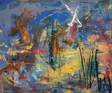Original, Professional, One Of A Kind Abstract Modern Art 
