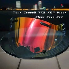 Arai TX4 XD4 X04 Compatible Visor Lense Clear Red / 10 Day Delivery picture