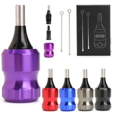 Adjustable 32mm Rotary Tattoo Needle Machine Bar Cartridge Grip Shader Aluminum picture