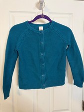 Hanna Andersson Girls Cardigan Sweater, Size 8 picture