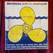 MINT Vintage 50s Michigan Wheel AMC 390 Bronze Propeller Boxed Johnson Evinrude  picture