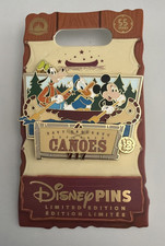 Disneyland Davey Crockett’s Canoes 55th Anniversary Pin LE 1500 IN HAND picture