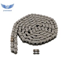 #60 Roller Chain × 10 feet + 2 Connecting Links + Carbon Steel picture