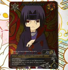 Naruto Collectible Card Game Itachi Uchiha Chibi Ninja Card PR 073 Promo Foil picture