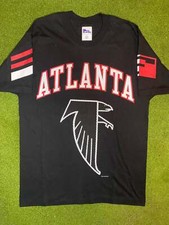 1997 Atlanta Falcons - Double Sided - Vintage NFL T-Shirt (Large) picture