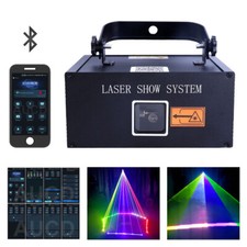iOS Android Phone App 3W RGB Animation DMX DJ Show Stage Projector Laser Lights picture