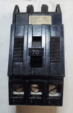 Zinsco HQB243070 3 Pole 70A 240V Circuit Breaker - Black picture