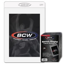 2000 BCW #1 Card Holders 3 5/16x4 15/16 Vintage Card Grade Submission Clear New picture