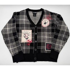 BoxLunch Spider-Man Across the Spider-Verse Spider-Punk Plaid Cardigan SM picture