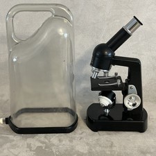 Vintage 60s Metal Lionel-Porter Microcraft Mini Dicast Metal Microscope 300x picture